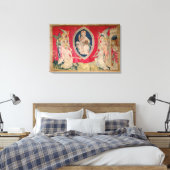 Siebtes Siegel Leinwanddruck (Insitu (Schlafzimmer))