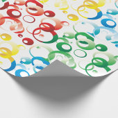 Siebtfarben und Formwandpapier Geschenkpapier