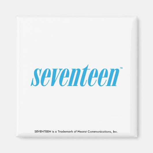Siebzehn Logo-Aqua Magnet (Vorne)