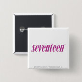 Siebzehn Logo-Lila Button (Vorne & Hinten)