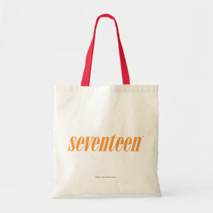 Siebzehn Logo-Orange Tragetasche