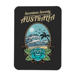 siebzehn Queensland Australien Magnet