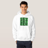 siebzehn, Zahl 17 Hoodie (Vorne ganz)
