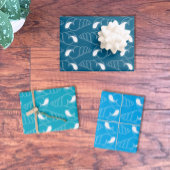 Siebzeller-Linie Art Muster Umhüllungspapierblätte Geschenkpapier Set