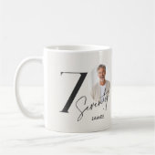 Siebzig 70. Geburtstag Foto Personalisiert Meilens Kaffeetasse (Links)