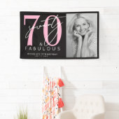 Siebzig Fabelhafte 70. Geburtstagsfeier Banner (Insitu)