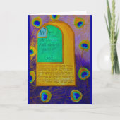 Siebzig Gesichter Gott Karte (Vorderseite)