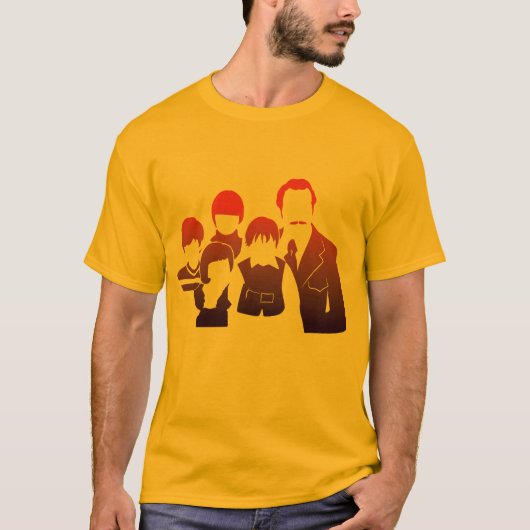 Siebziger-Familie T-Shirt (Vorderseite)