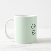 Siebziger Jahre Blondes Mädchen Cool Cat Kaffeetasse (Links)