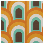 Siebziger Mitte Jahrhundert Retro-Stoff Stoff (Muster)