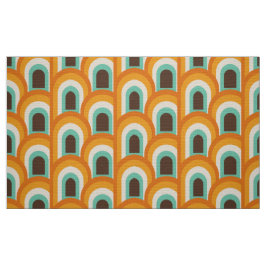 Siebziger Mitte Jahrhundert Retro-Stoff Stoff