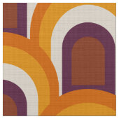 Siebziger Mitte Jahrhundert Retro-Stoff Stoff (Nahaufnahme)