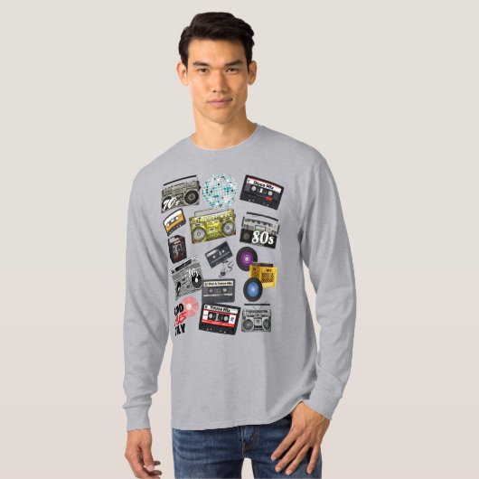 Siebzigerjahre Disco-Klassiker-Ära T-Shirt (Vorne ganz)