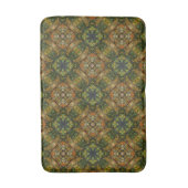 Siebzigerjahre Linoleum-Retro Fliesenboden-grünes Badematte (Vorderseite Vertikal)