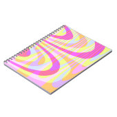 Siebzigerjahre Wirbel Notizblock (Linke Seite)