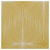 Siebziggelbes Muster Stoff (Nahaufnahme)