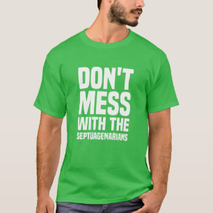 Siebzigjähriger 70 Jahre alt 70. Geburtstag vintag T-Shirt