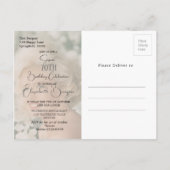 Siebzigste Geburtstagsfeier Foto Tropische Einladu Postkarte (Rückseite)