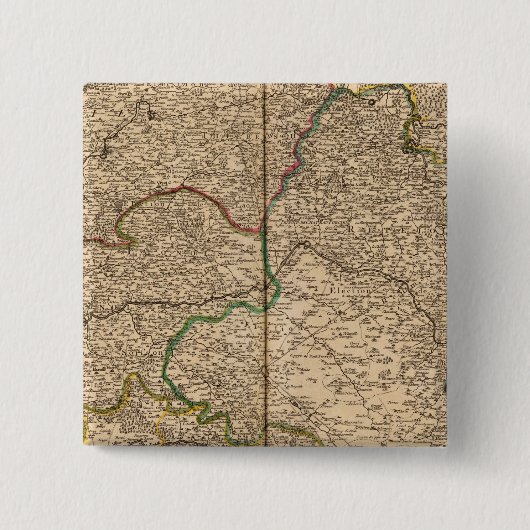 Siedlungen und Wälder in Frankreich 2 Button (Vorderseite)
