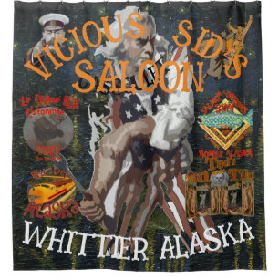 SIEDS CASSOULET-BAR WHITTIER ALASKA DUSCHVORHANG