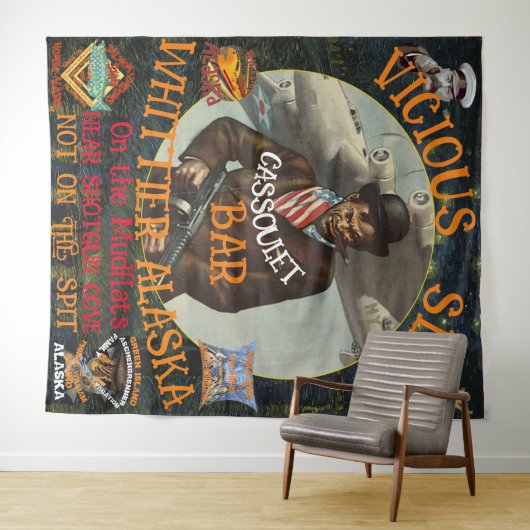 SIEDS CASSOULET-BAR WHITTIER ALASKA WANDTEPPICH (Beispiel (Horizontal))