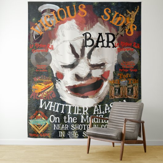 SIEDS CASSOULET-BAR WHITTIER ALASKA WANDTEPPICH (Beispiel)