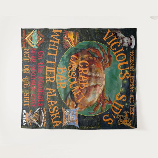 SIEDS CASSOULET-BAR WHITTIER ALASKA WANDTEPPICH (Vorderseite (Horizontal))