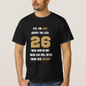 Sieg 2026: Fußball-Legende Athletic Gold Tee (Vorderseite)