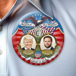 Sieg bei der Amtseinführung - Donald Trump JD Vanc Button
