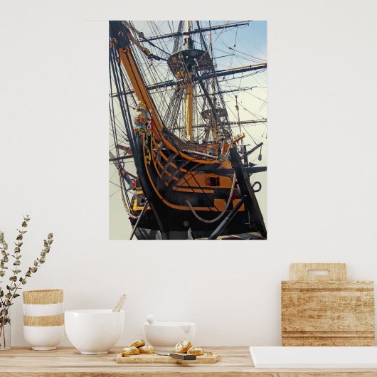 Sieg: Bow Port Quarter Poster (Küche)