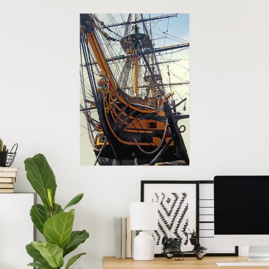 Sieg: Bow Port Quarter Poster (Heimbüro)