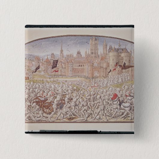 Sieg der Einwohner von Gent führte vorbei Button (Vorderseite)