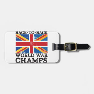 Sieg des britischen Weltkriegs Gepäckanhänger