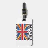 Sieg des britischen Weltkriegs Gepäckanhänger (Vorderseite vertikal)