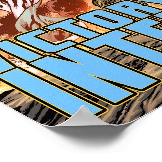 Sieg durch Intelligenz von Al Rio Poster (Ecke)