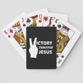 Sieg durch Jesus Playing Card Deck Spielkarten (Rückseite)