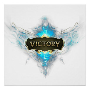Sieg - Ein Symbol des Triumphs und der Errungensch Poster