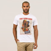 Sieg-Garten-Zweiter Weltkrieg T-Shirt (Vorne ganz)