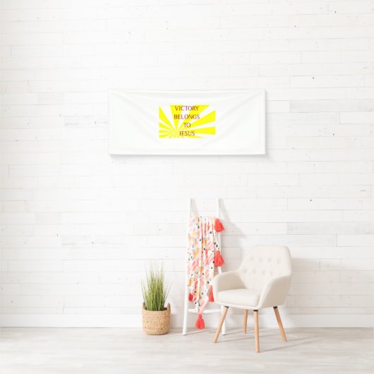 Sieg gehört Jesus Banner (Insitu)