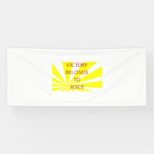 Sieg gehört Jesus Banner (Horizontal)