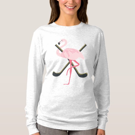 Sieg-Hockey-Flamingo T-Shirt (Vorderseite)