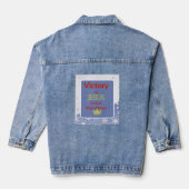 Sieg in Jesus Denim Jacket Jeansjacke (Rückseite)