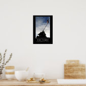 Sieg: inspirierendes Zitat Poster (Küche)