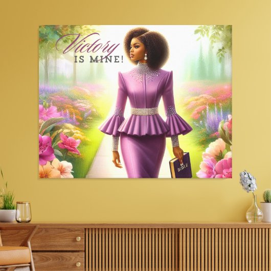 Sieg ist meins! leinwanddruck (Insitu (Wohnzimmer))