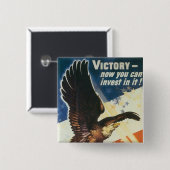 Sieg - Jetzt können Sie in ihn investieren! Button (Vorne & Hinten)