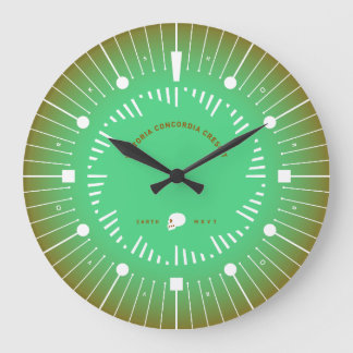 Sieg kommt von Harmonie Große Wanduhr