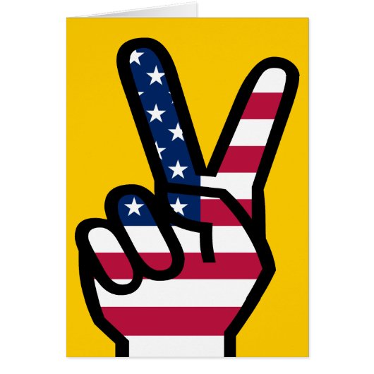 Sieg mit amerikanischer Flagge (Vorne)