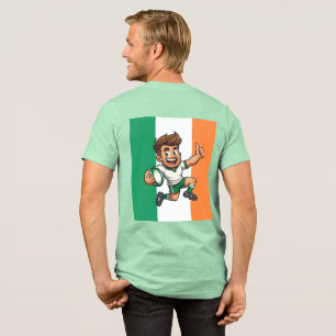 Sieg mit Daumen Hoch - Irischer Rugby-Geist Tri-Blend Shirt