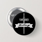 Sieg mit Hillary - 2016 Button (Vorne & Hinten)