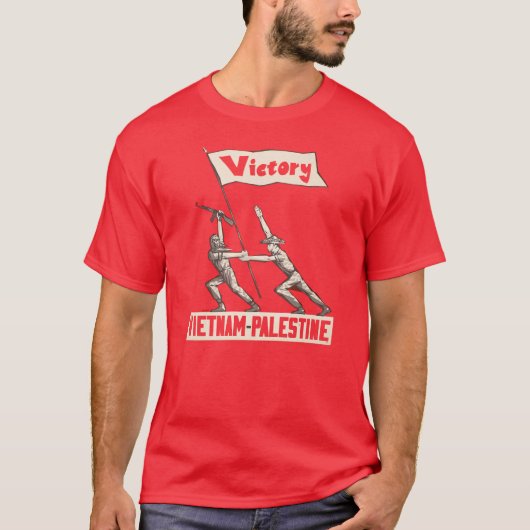 Sieg nach Vietnam-Palästina T-Shirt (Vorderseite)